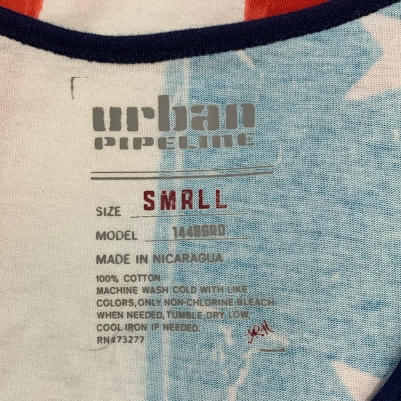Urban Pipeline Unisex Flag Tank Top - Picture 3 of 3